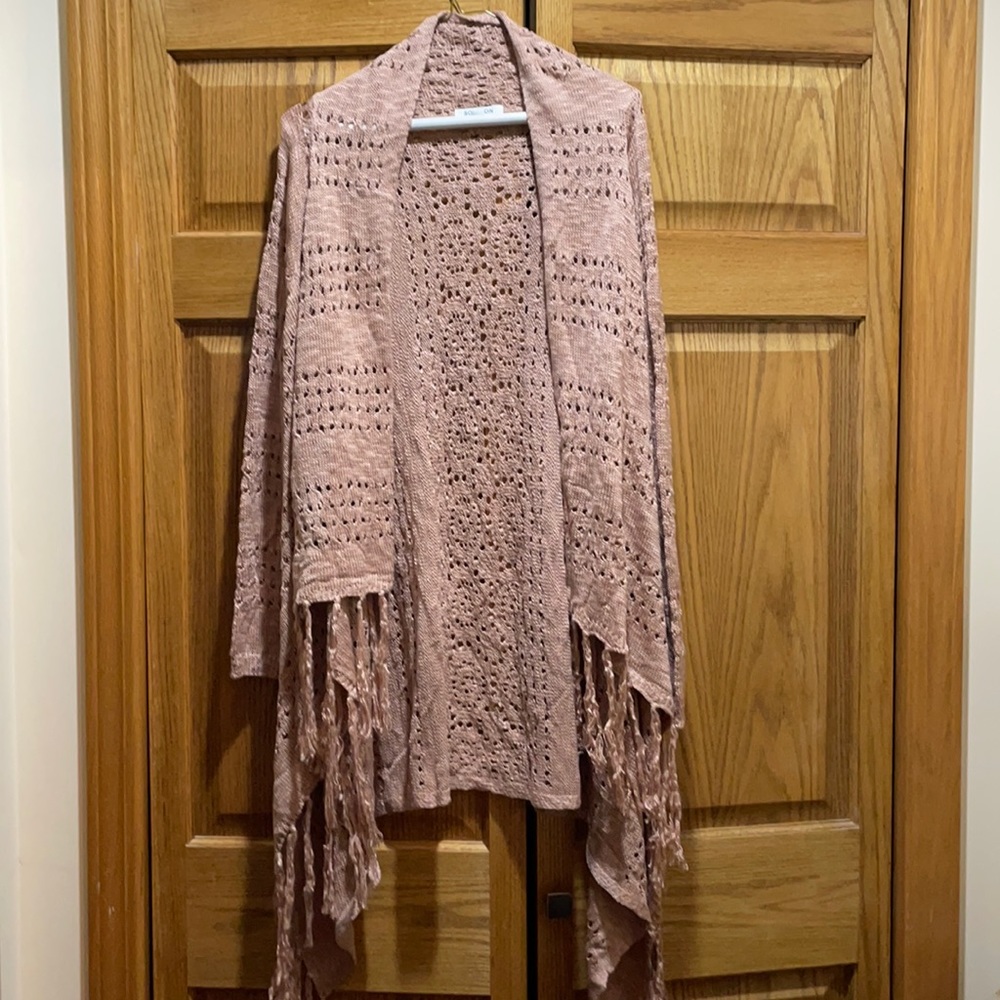 Dusty rose cardigan